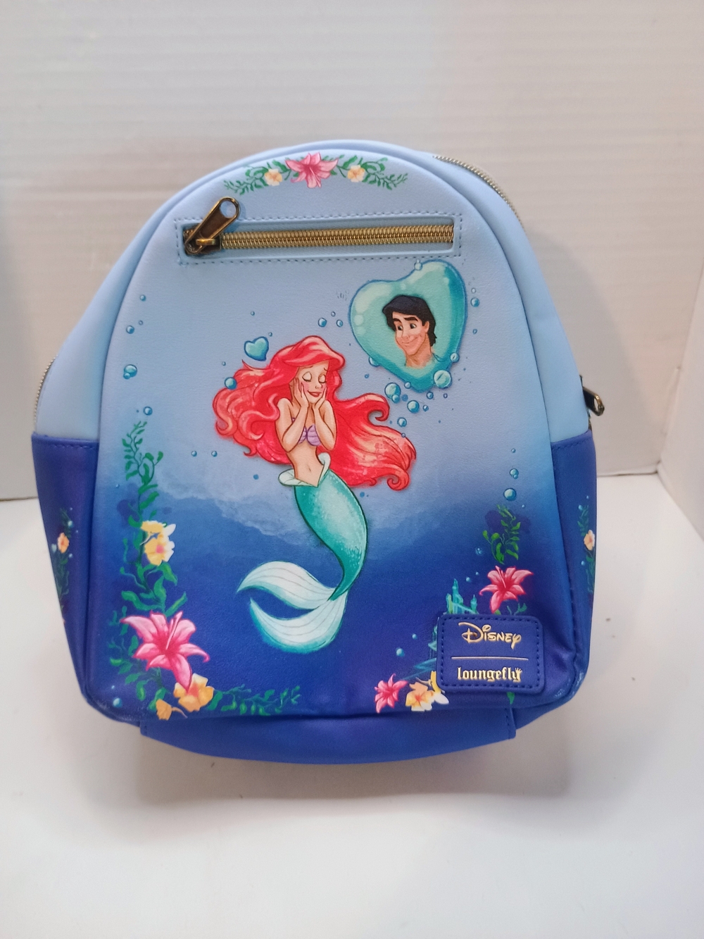 Disney Loungefly The Little Mermaid Ariel Daydreaming Mini Backpack NWOT